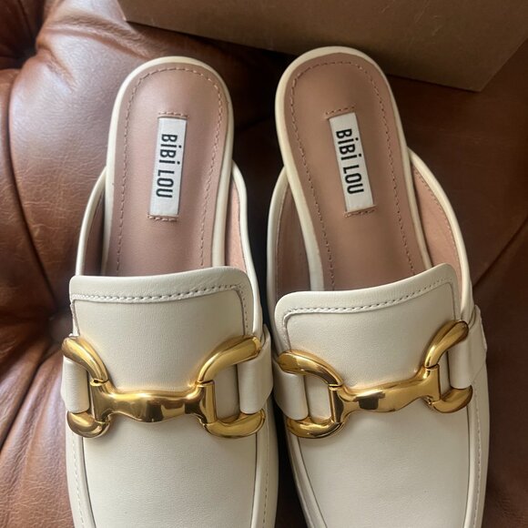 Bibi Lou Zagreb Slip On Loafers Ivory Size 40 - Picture 4 of 7